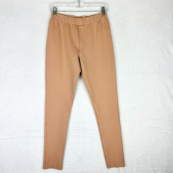Planet by Lauren G Scuba Jeggings Size 2/US 10-14 Salmon Pull On - Picture 2 of 8